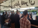 ایستگاه صلواتی رودبارقصران میزبان زائران حرم مطهر امام (ره) شد