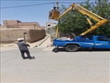 تداوم اصلاح روشنایی معابر روستاهای بخش مرکزی شهرستان پاکدشت