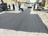 عملیات لکه گیری و آسفالت معابر روستای گلزارپایین بخش مرکزی شهرستان پاکدشت
