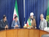 دیدار صمیمانه مسئولین چهاردانگه با امام جمعه شهر