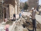 آغاز عملیات سنگ فرش خیابان مالک اشتر