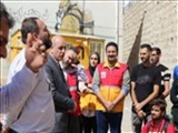 مانور آمادگى آتش‌نشان‌هاى داوطلب در پردیس