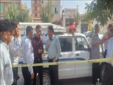 شهردار فرون آباد از محل فرو نشست ساختمان در بلوار باغ بهشت بازدید کرد