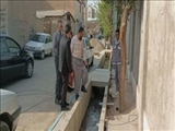 شهردار فرون آباد از عملیات جدول گذاری سطح شهر بازدید کرد