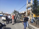 جمع آوری تابلوهای تبلیغاتی غیرمجاز و بدون مجوز در شهرصفادشت