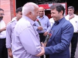 حضور شهردار و فرماندار پاکدشت در ایستگاه آتش نشانی مرکزی \h;naj