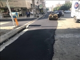 عملیات مرمت و بهسازی آسفالت خیابان شهید قربانی شهرقدس