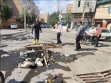 اقدامات پیشگیرانه شهرداری فرون آباد برای کاهش آسیب‌های ناشی از بارندگی