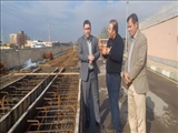 شهردار فرون آباد از عملیات اجرای پل بلوار شهید سلیمانی بازدید کرد
