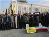 تشییع پیکر شهید مدافع حرم رضا مرادی