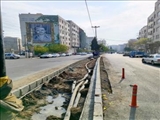 ساماندهی دوربرگردان‌ها، اصلاح جداول و بهسازی كفپوش پیاده‌رو بلوار شهید جمهور شهرقدس