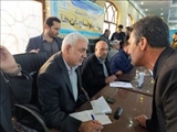 برگزاری میز خدمت در مصلی نماز جمعه بخش گلستان
