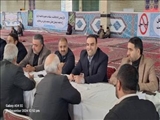 برپایی میز خدمت شهرداری اسلامشهر در مصلای نماز جمعه