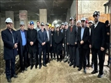 بازدید معاون عمرانی استاندار تهران از روند احداث ایستگاه متروی میدان نماز