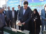 آئین خشت‌گــــذاری دبستان ۹ کلاسه خیّرساز در روستای «الورد» برگزار شد