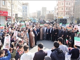 برگزاری راهپیمایی مردم ولایتمدار و شهیدپرور شهرستان قدس به شکرانه پیروزی مردم قهرمان غزه و جبهه مقاومت