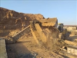 یک مورد ساخت و ساز غیرمجاز در حریم شهر تخریب شد