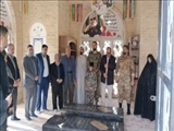 مزار شهدای گمنام شهر فرون آباد گلباران شد