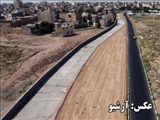 پایان عملیات بهسازی رودخانه لات آجی قرچک