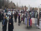 برپایی جمعه بازار در بوستان حضرت ولی‌عصر (عج) شهرقدس