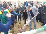 مراسم روز درختکاری در قرچک