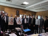 دیدار پدران شهید خواجه صالحانی و راه‌چمنی با شهردار پاکدشت به مناسبت روز شهردار