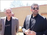 بازدید فرماندار قدس از ماکت منزل حضرت امام خمینی(ره) واقع در روستای زرنان