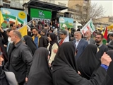 حضور معتمدیان، مقام عالی دولت در استان تهران، در راهپیمایی باشکوه روز قدس