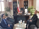 دیدار رییس پزشکی قانونی پاکدشت با سرپرست فرمانداری