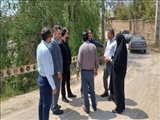 بازدید میدانی  مسئولان بازرسی و حراست فرمانداری پردیس از روستای کرشت