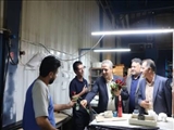 حضور فرماندار شهرستان قرچک در شرکت تولیدی مهرخواه و آبشار فوم گستر