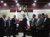 دیدار استانداران تهران و المثنی عراق در محل استانداری تهران