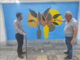 اجرای طرح نوسازی و زیباسازی دیوارهای شهری دماوند