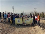 پاكسازی طبیعت توسط كوهنوردان شهرقدسی به مناسبت دهه كرامت
