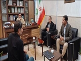 رئیس اداره پست شهرستان پاکدشت با شهردار فرون آباد دیدار کرد