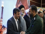 آئین تکریم و معارفه فرمانده ناحیه مقاومت حضرت عبدالعظیم «ع» شهرستان ری برگزار شد