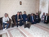 مسئولان ملارد به دیدار خانواده شهدای فرهنگی رفتند