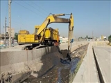 طرح لایروبی شبکه های اصلی جمع آوری آب های سطحی آغاز شد