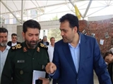 مراسم تودیع و معارفه فرماندهان سپاه ناحیه مقاومت بسیج الغدیر برگزار شد