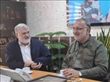 بازدید استاندار با همراهی شهردار تهران از اداره مرکزی سازمان آتش نشانی و خدمات ایمنی پایتخت در پی حملات رژیم صهیونیستی
