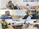 بازدید معاون عمرانی استاندار تهران از ایستگاه آتش‌نشانی باقرشهر