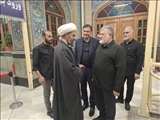 استاندار تهران برای سوگواری در هیئت ریحانه النبی امام زاده صالح (ع) حضور یافت