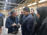 بازدید معاون استاندار و معاون فرماندار دماوند از کارخانه تکاب اتصال