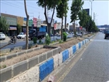 پروژه عمرانی جدولگذاری و کفپوش رفیوز میانی جاده ساوه با ۷۰ درصد پیشرفت