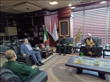 دیدار فرمانده سپاه حضرت محمد رسول‌الله (ص) تهران بزرگ با استاندار تهران