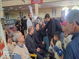 برپایی میز خدمت شورا و شهرداری اسلامشهر در مصلای نماز جمعه