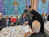 برگزاری میز خدمت شهرداری بومهن در حاشیه نماز جمعه