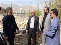 بازدید معاون عمرانی استاندار تهران از روند اجرای طرح نهضت مدرسه‌سازی در شهرستان قدس