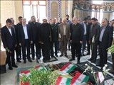 آغاز  رسمی سفر سیزدهم استاندار تهران با عطر گل و یاد شهدا در شهرقدس؛ یاد شهدا، چراغ راه خدمت بی‌منت به مردم است