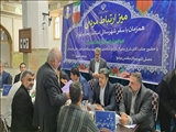 برگزاری میز ارتباط مردمی همزمان با پانزدهمین سفر شهرستانی در مصلای پیشوا